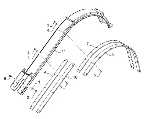 944014963 - пластина направляющая